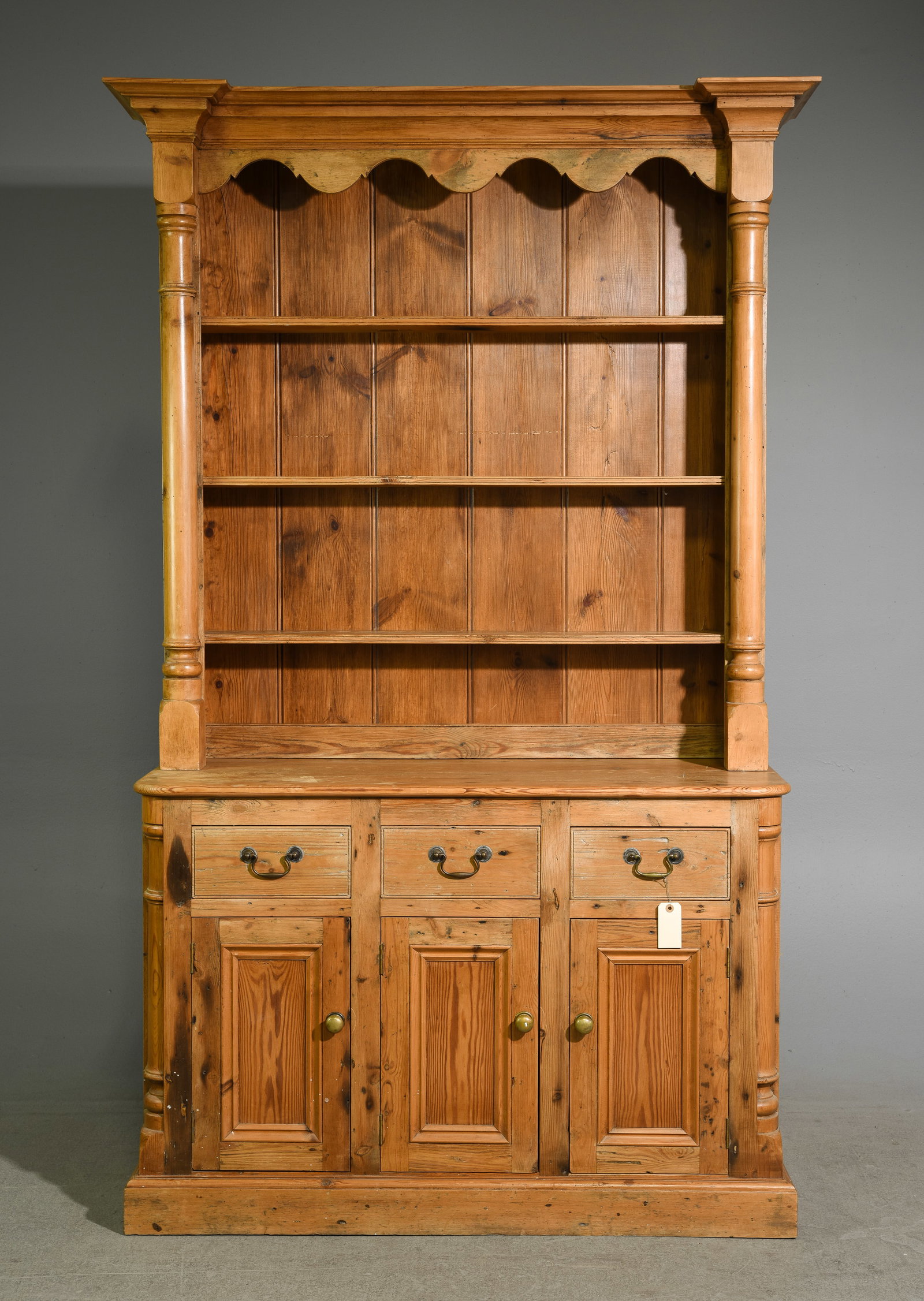 British Pine Plate Rack Dresser (1 of 7)