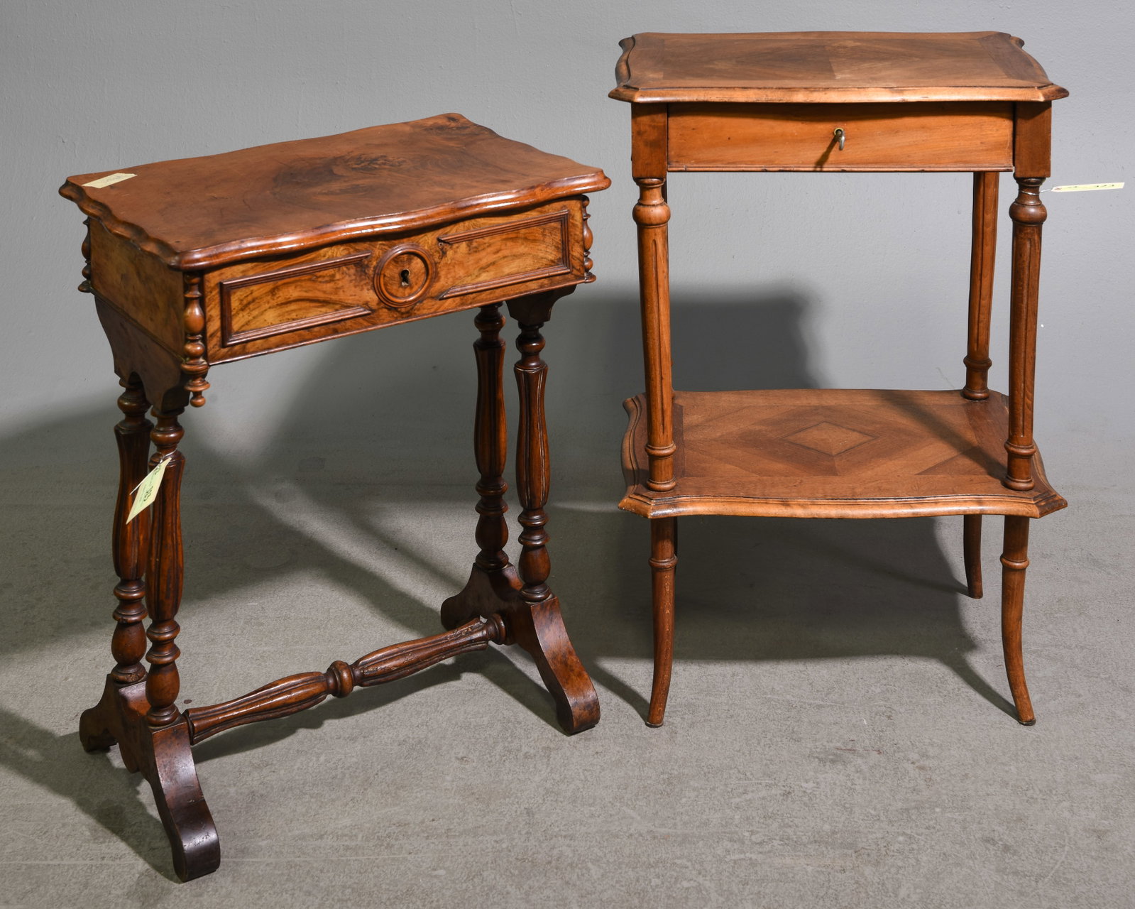 British Mahogany Upholstered Bench / Stool (1 of 7)