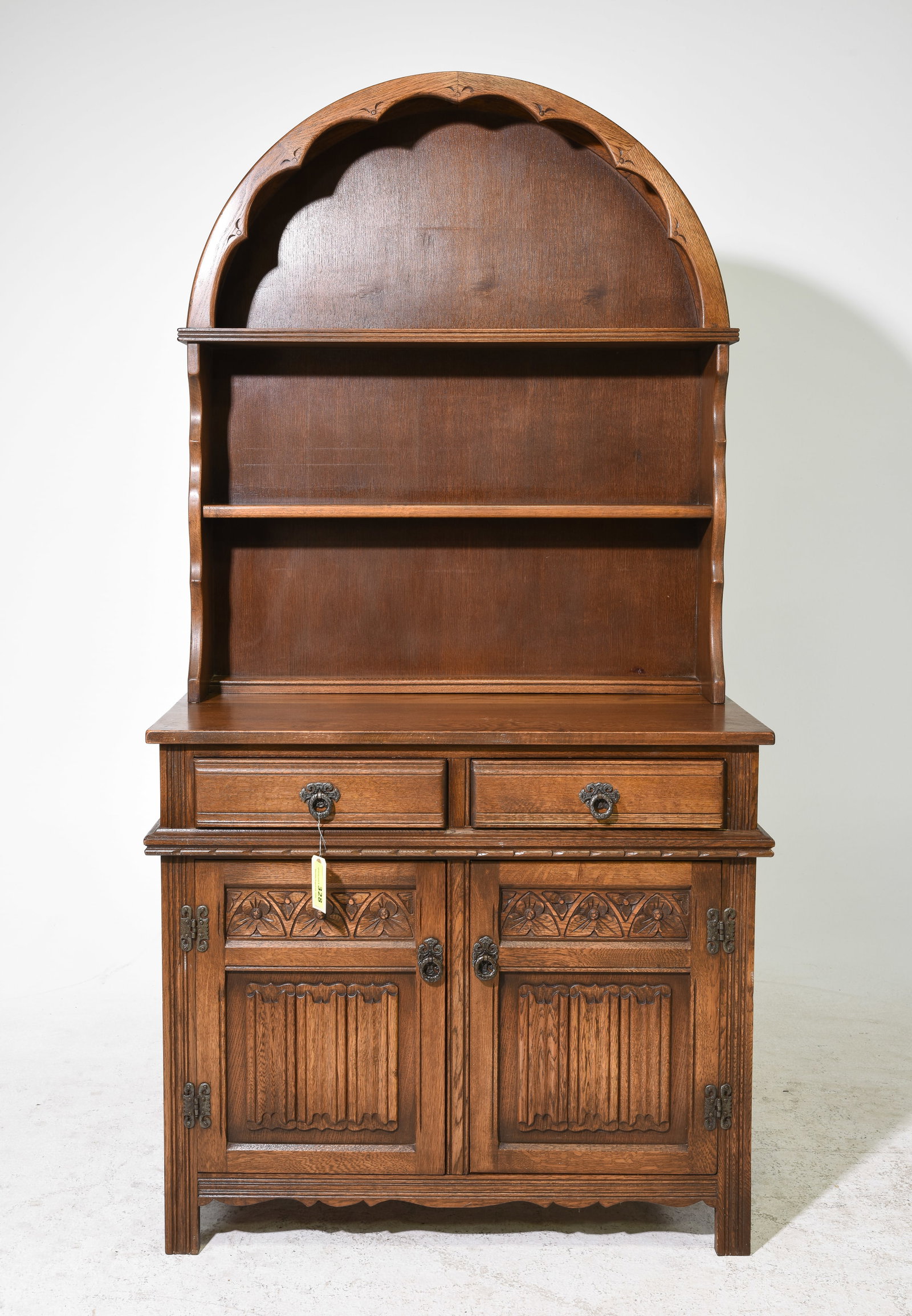 British Oak Barley Twist Welsh Dresser (1 of 8)