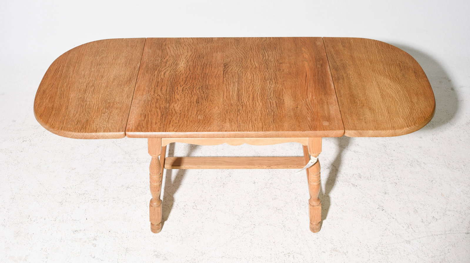 Danish Oak Low Drop Leaf Table - 3
