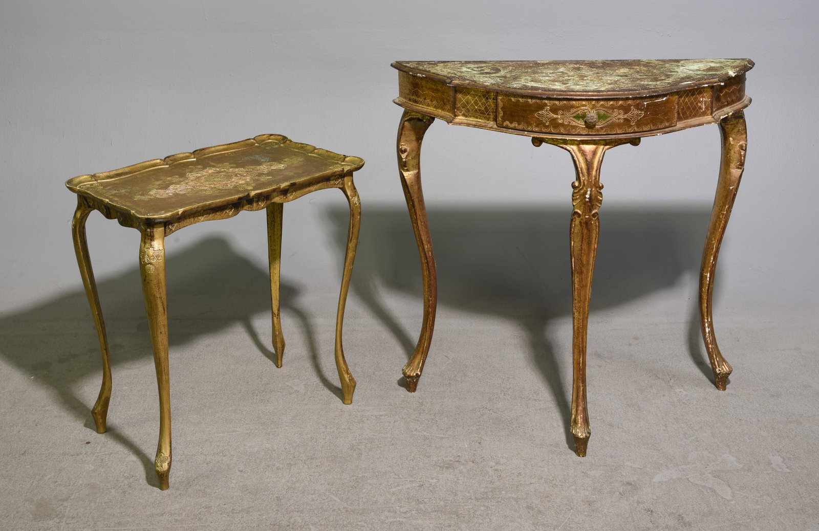 French Florentine Console Table & Side Table (1 of 3)