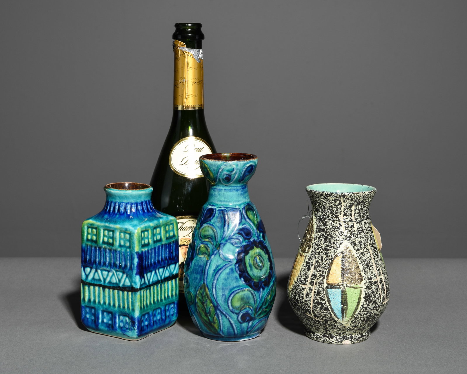 3 Petite / Small West German Vases (1 of 4)
