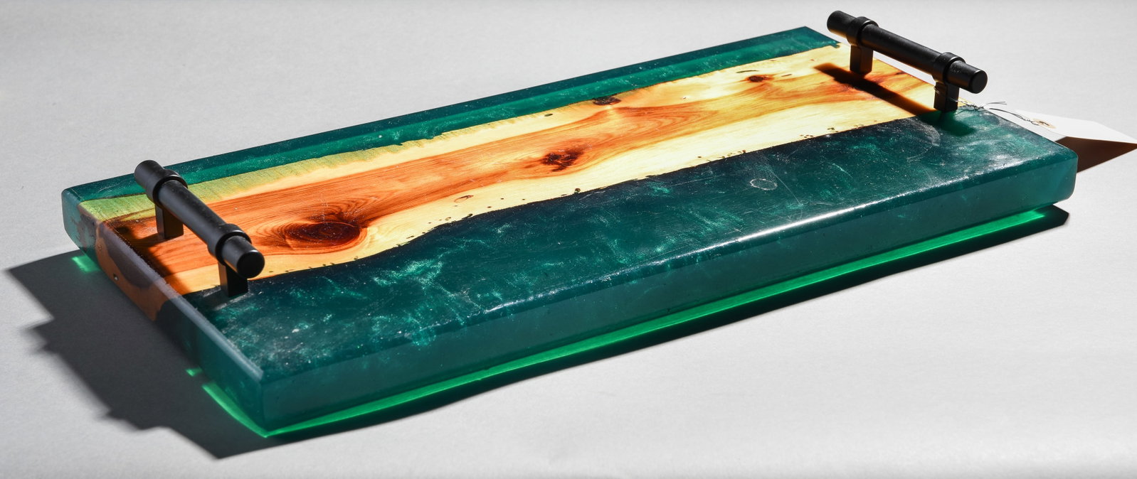 Handmade Live Edge Wood & Resin Charcuterie Board