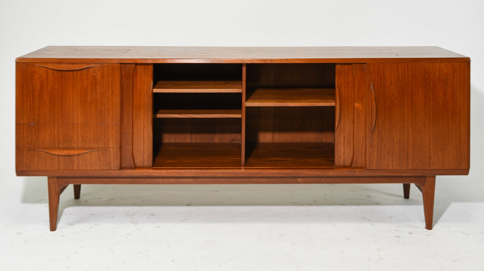 Johannes Andersen for Uldum Møbelfabrik Tambour Cocktail Sideboard / Credenza - 2