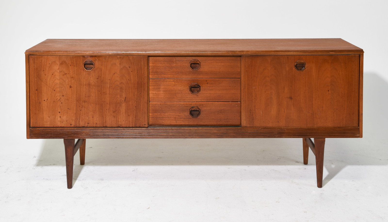 Mid Century Modern Sliding Door Sideboard (1 of 8)