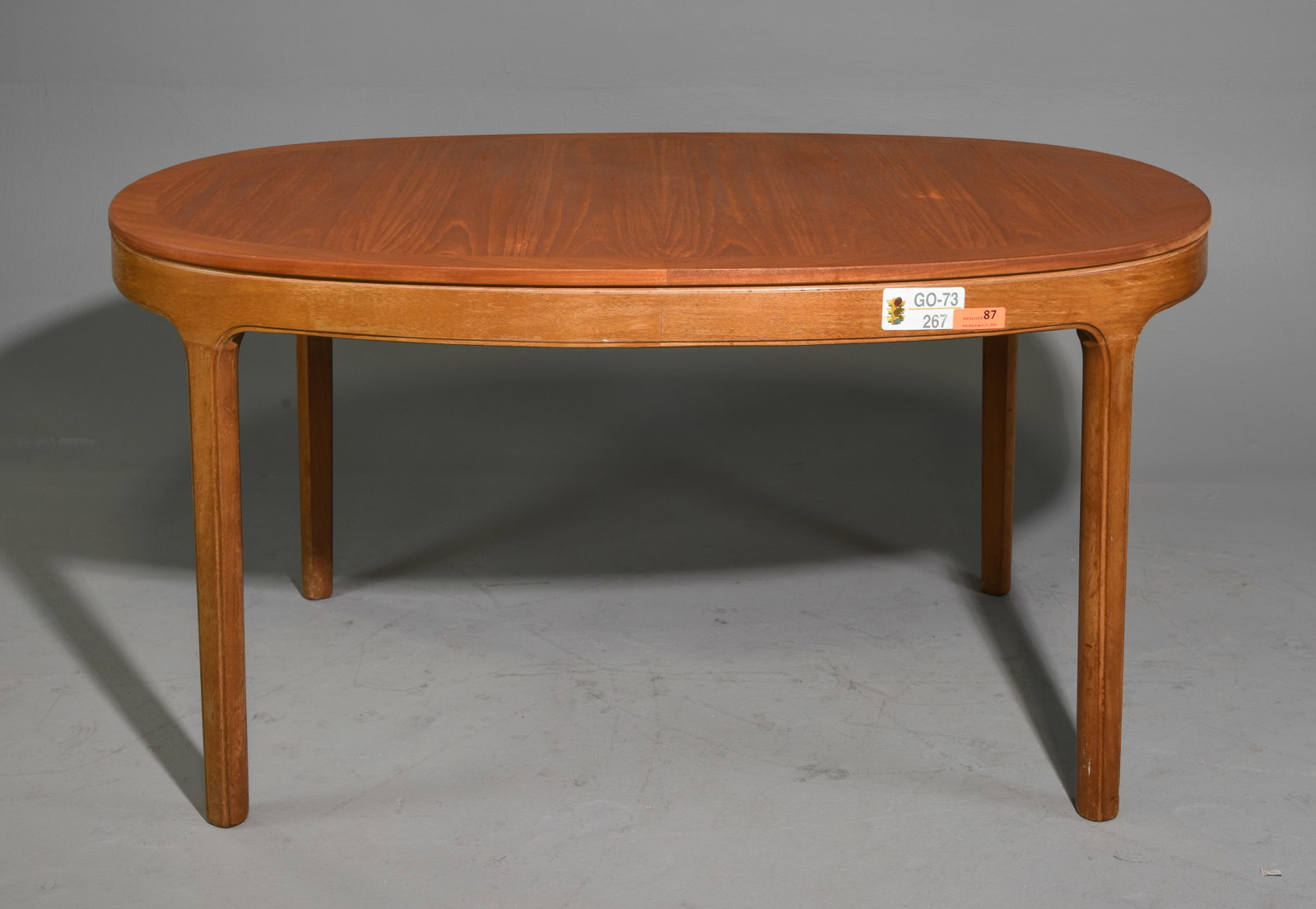 Oval Mid Century Modern Teak Dining Table By Nathan (1 of 6)