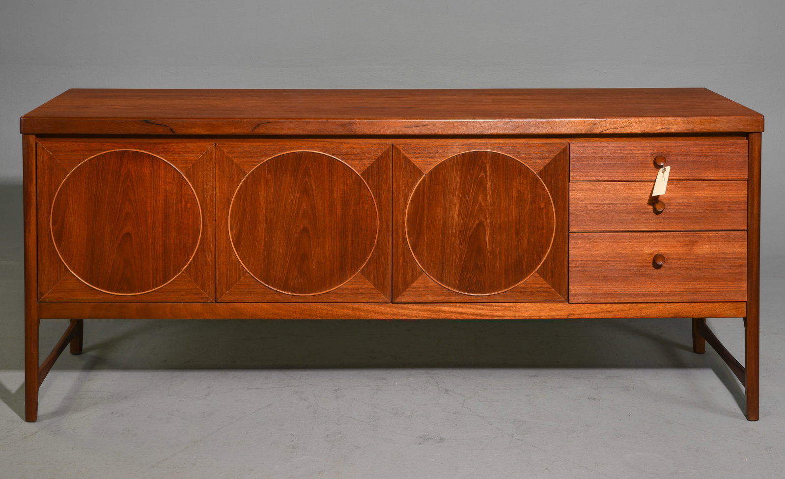 Large Mid Century Modern Circles Sideboard by Nathan (1 of 8)