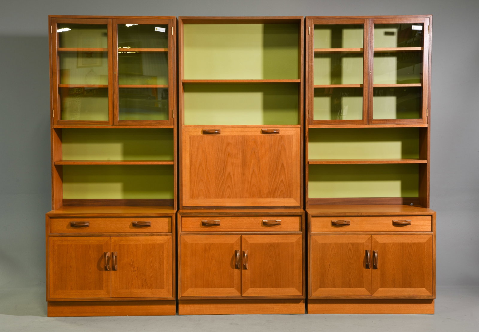 3 Mid Century Modern G-Plan Bookcases / Wall Units (1 of 7)