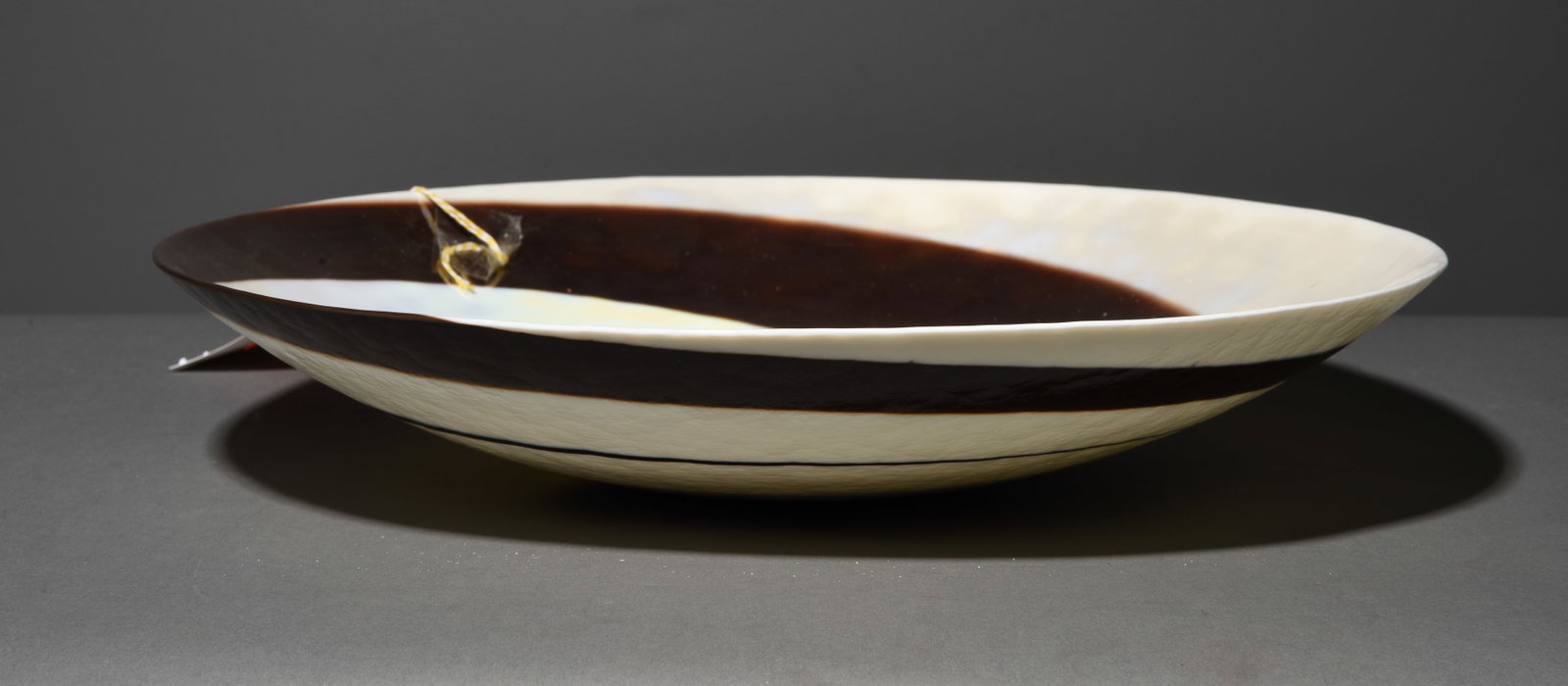 Murano Art Glass "Galactic" Center Bowl: Murano Art Glass "Galactic" Center Bowl attributed to the Yalos Casa collection - There are no markings on this - 3.5 in tall x 17.75 inch diameter