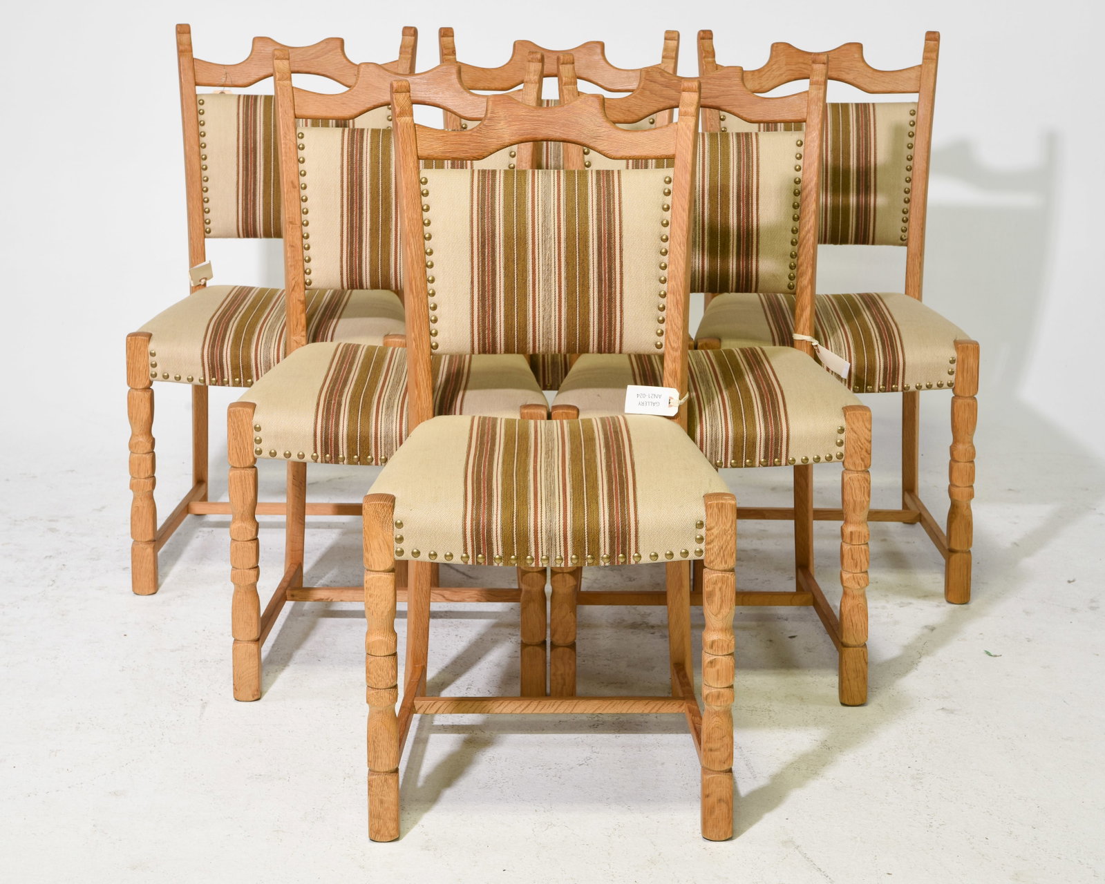 Danish Oak Set of 6 Dining Chairs #1 (1 of 5)