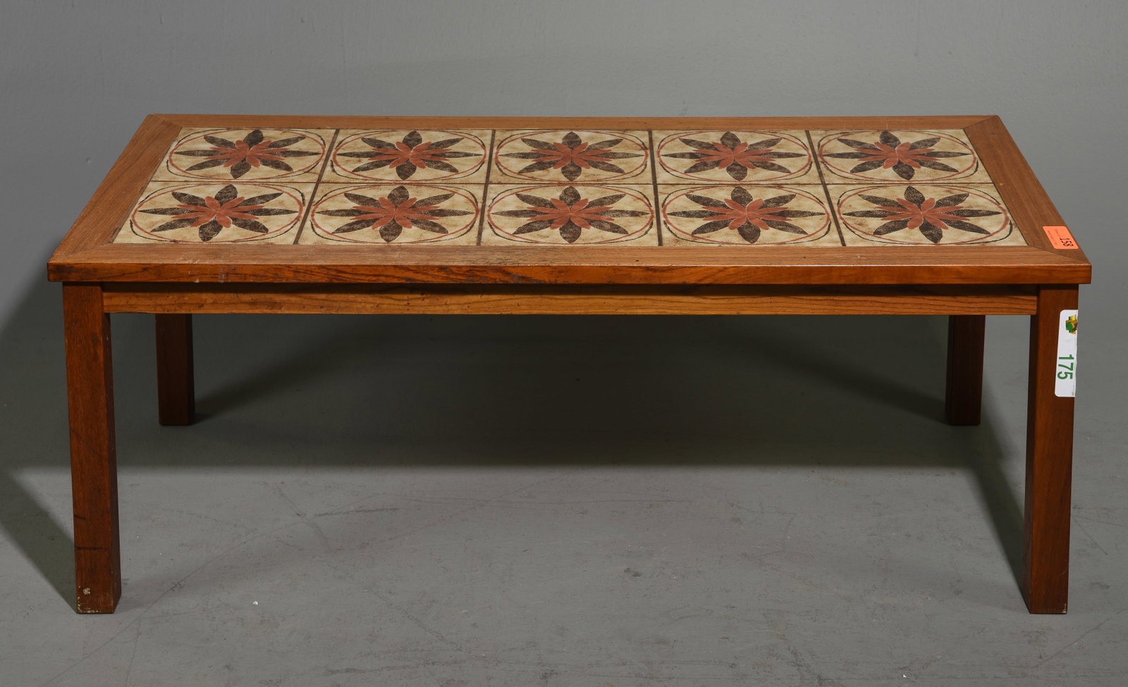 Tile Top Coffee / Cocktail Table: Tile Top Coffee / Cocktail Table - 16.5 in tall x 44.25 x 20.25