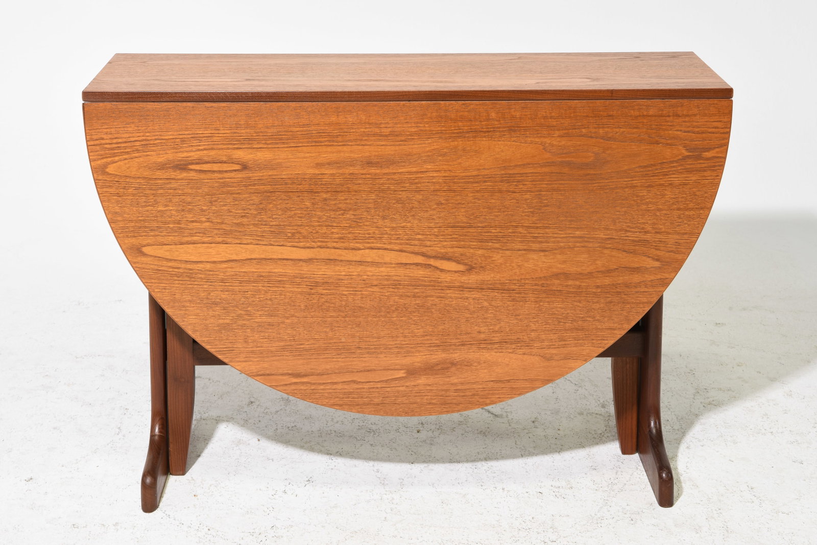 Mid Century Modern Drop Leaf Table #1: Danish Modern Style Drop Leaf Table - 28.5 in tall x 42 x 12, Leaves add an additional 21.5 inches each