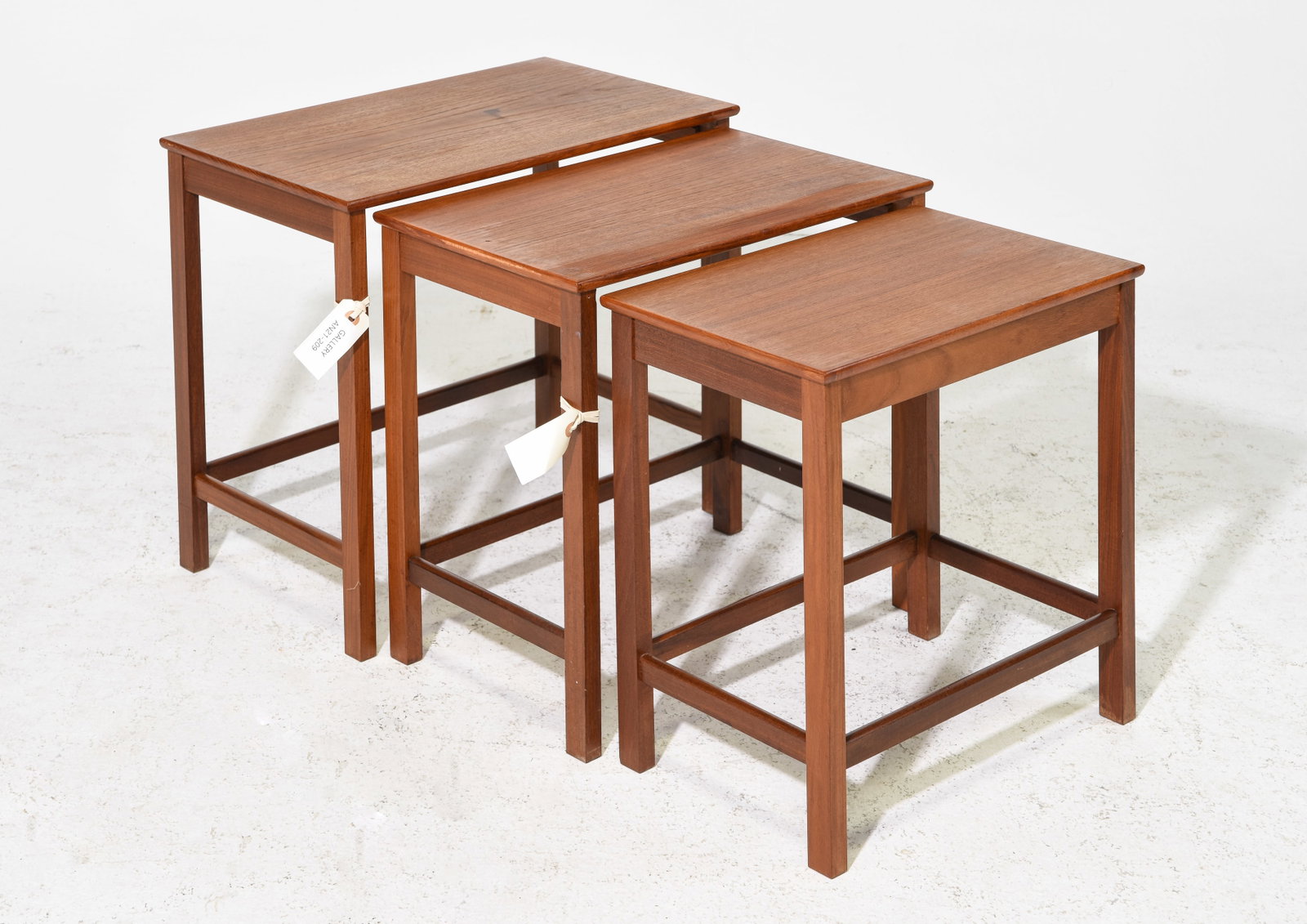 Danish Modern Nest of Three Tables (1 of 4)