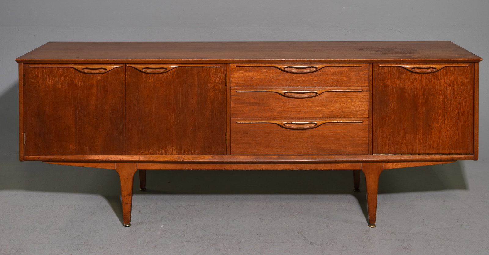 Mid Century Modern Sideboard - Jentique: Danish Modern Style Sideboard by Jentique - 29.5 in tall x 78 x 17.5