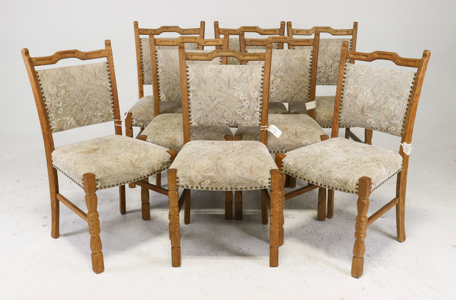 Danish Oak Set of 8 Dining Chairs (1 of 6)
