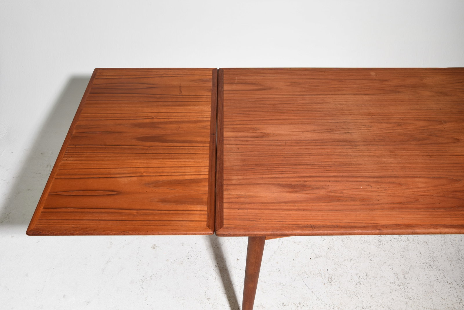 Danish Modern Teak Draw Leaf Table - 3