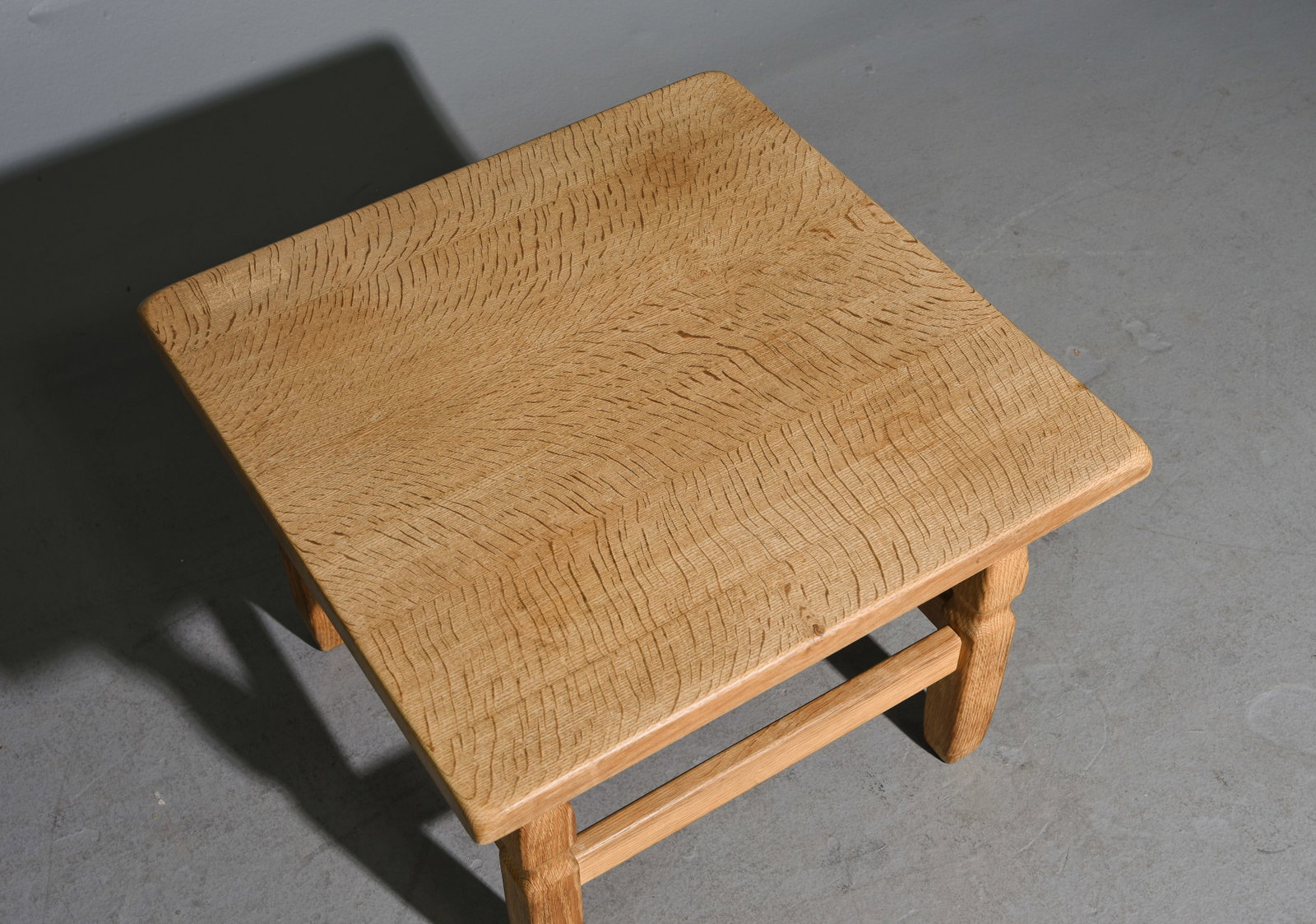 Danish Oak Square Coffee Table - 2