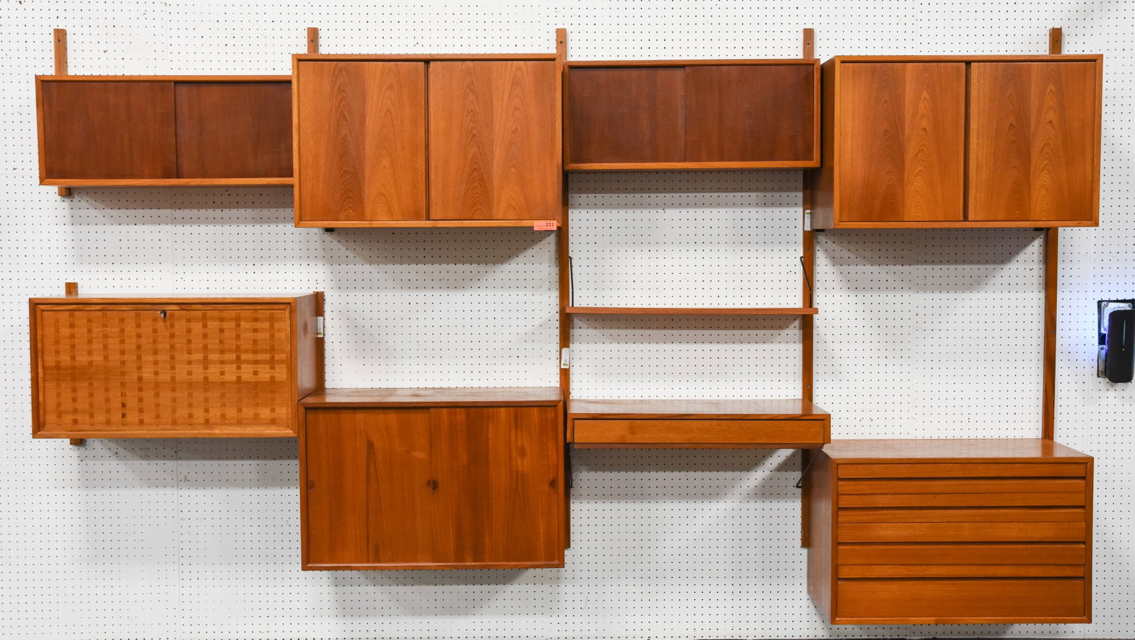 Danish Modern "Royal System" 4 Bay Wall Unit (1 of 8)
