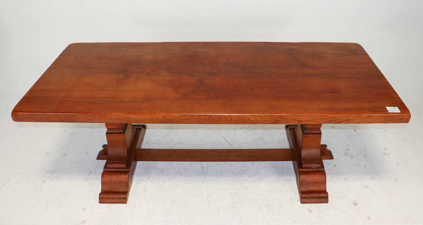 French Monastery Solid Oak Table - 2