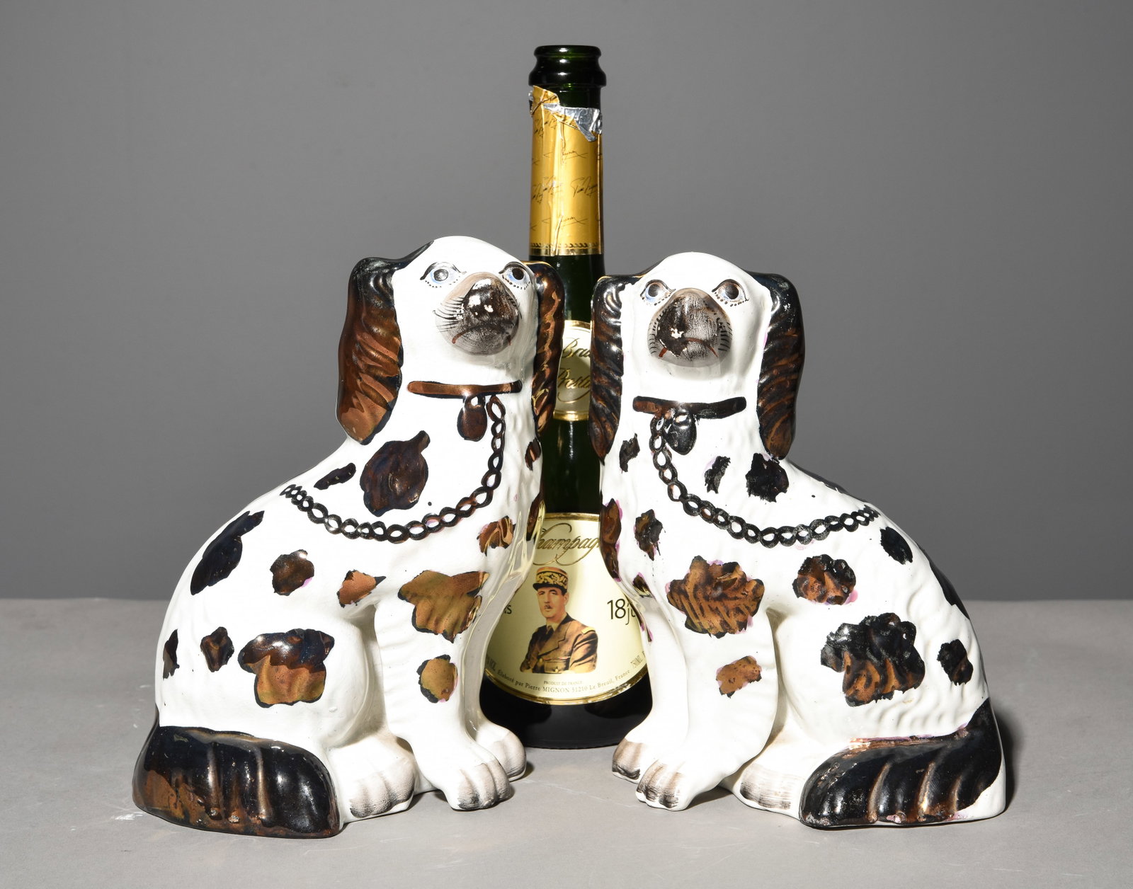 2 King Charles Lustre Staffordshire Dogs (1 of 4)