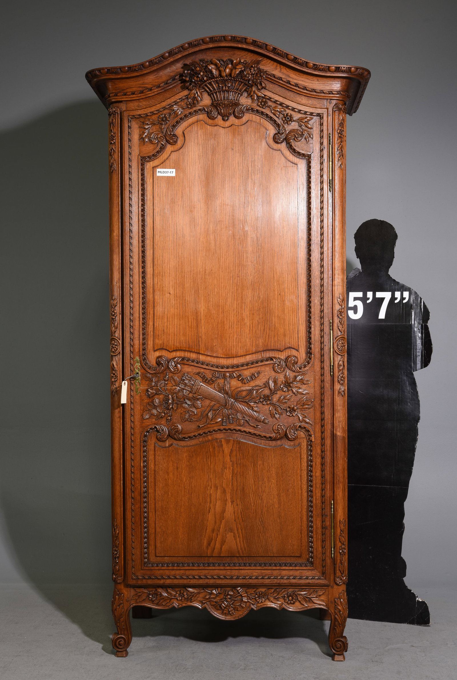 Louis XV Style Carved Walnut Bonnetiere (1 of 11)