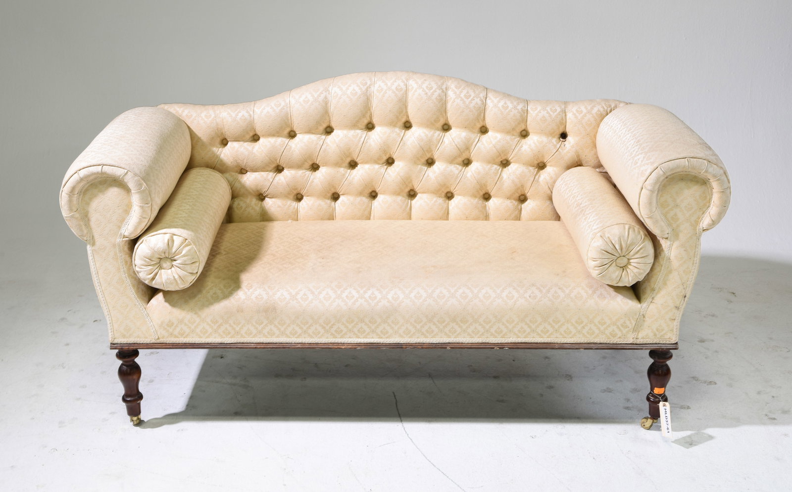 Louis Philippe Style Button Tufted Back Settee (1 of 7)