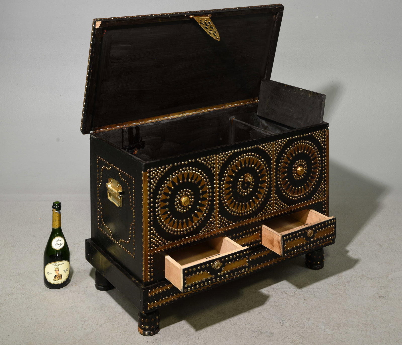 French Studded Dowery Chest / Trunk - 2
