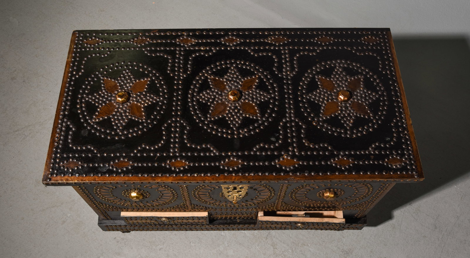 French Studded Dowery Chest / Trunk - 4