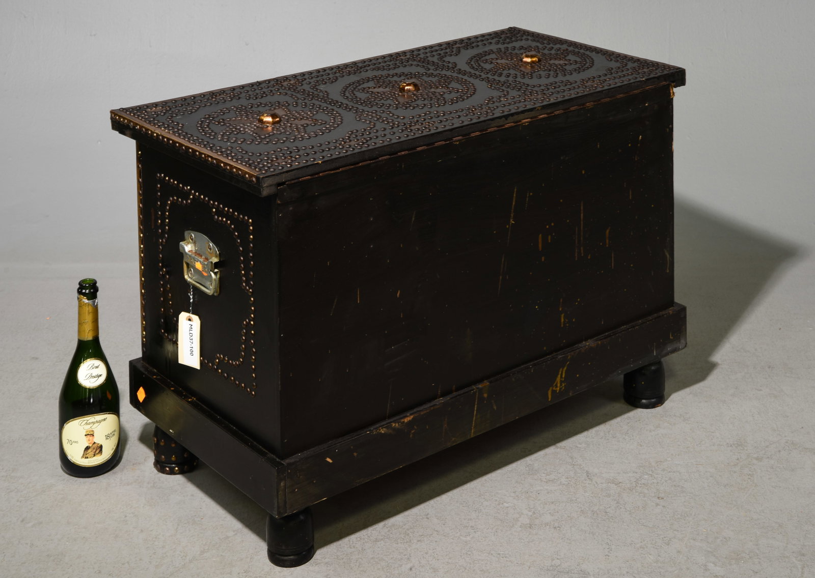 French Studded Dowery Chest / Trunk - 5