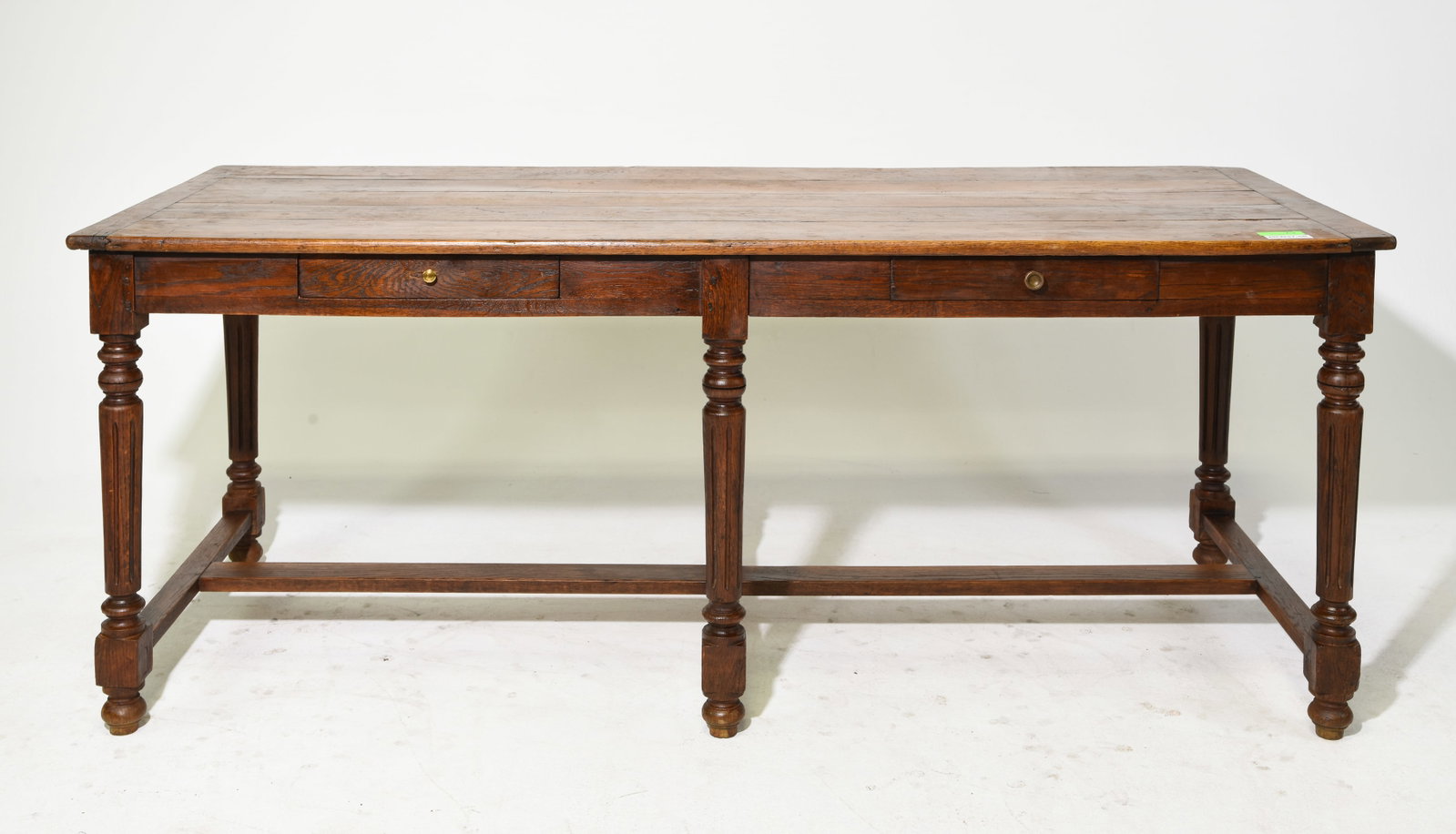 Louis XVI Style Rustic Monastery / Library Table (1 of 6)