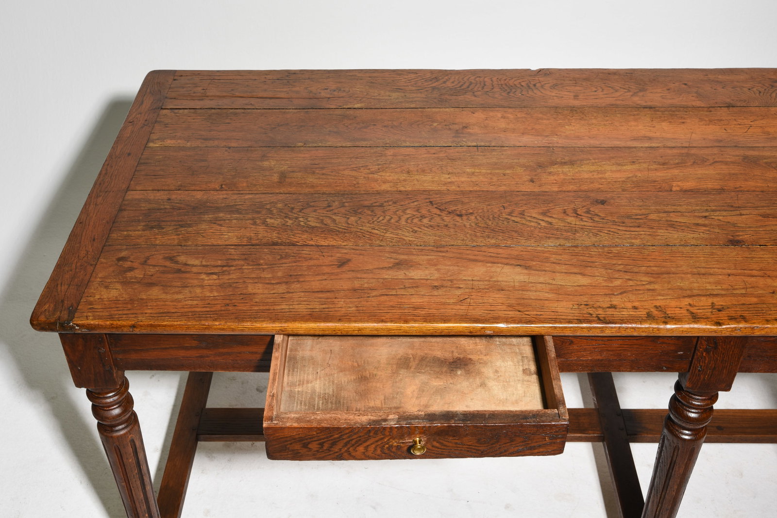 Louis XVI Style Rustic Monastery / Library Table - 2
