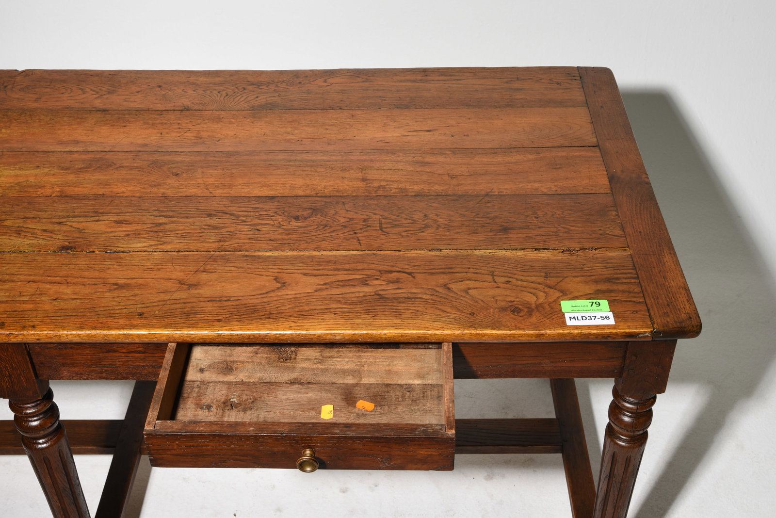 Louis XVI Style Rustic Monastery / Library Table - 3