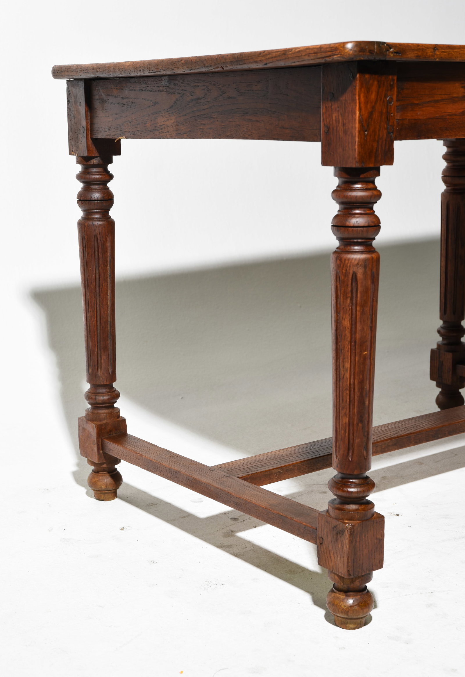 Louis XVI Style Rustic Monastery / Library Table - 5