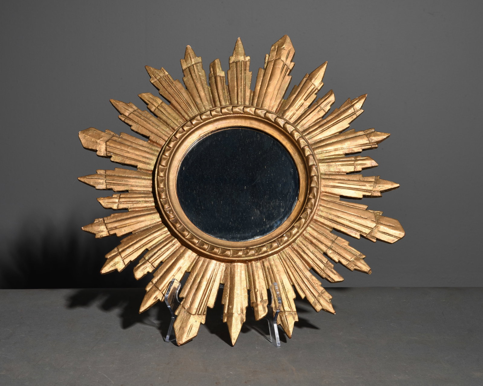 Gold Gilt Burst Framed Mirror #1 (1 of 4)