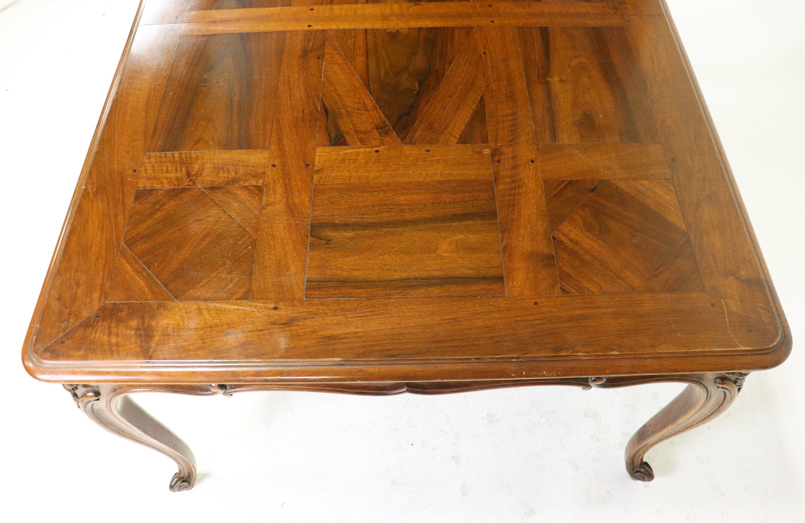 Louis XV Style Oak Dining Table - 4