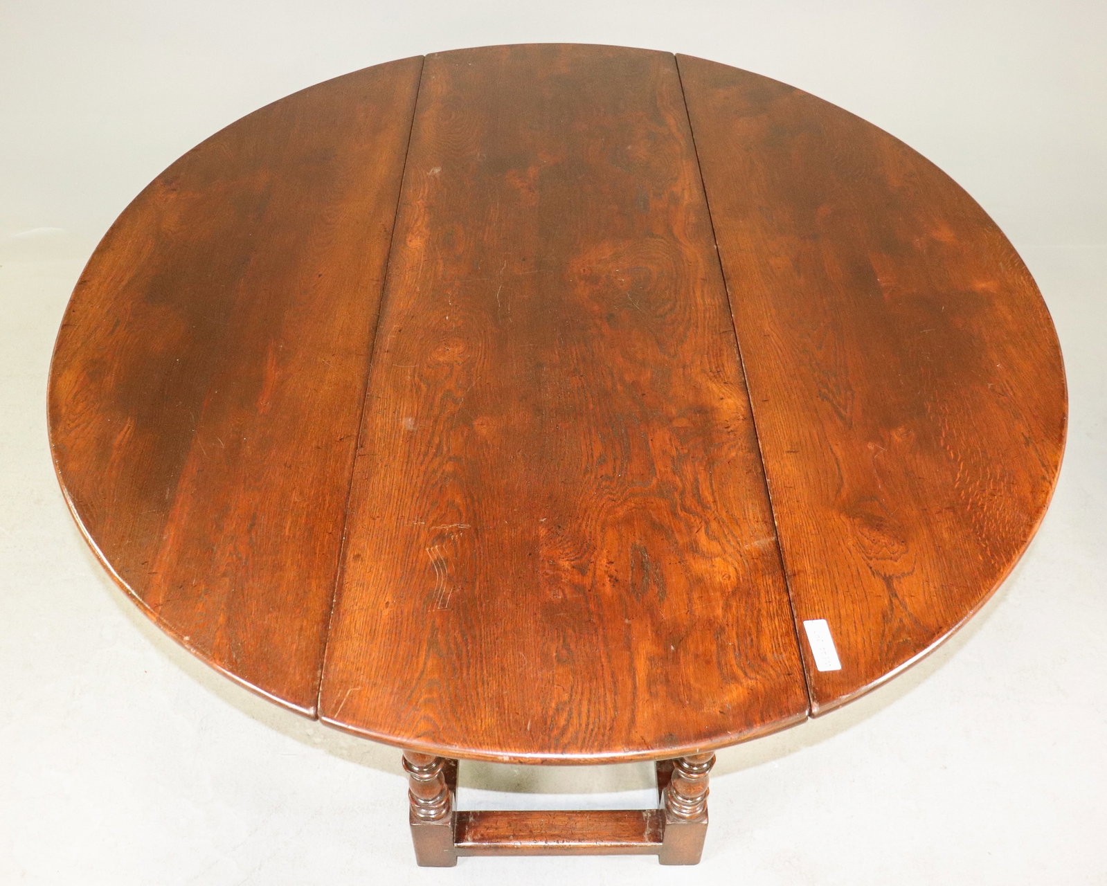 British Large Oak Gateleg Wake Table - 5