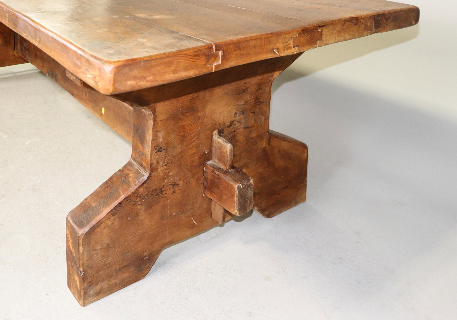 French Solid Oak Farmhouse Table - 3