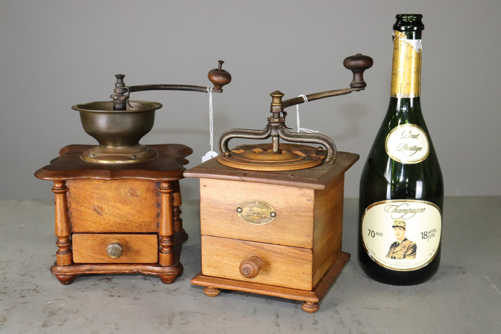 Two French Coffee / Bean Grinders (1 of 4)