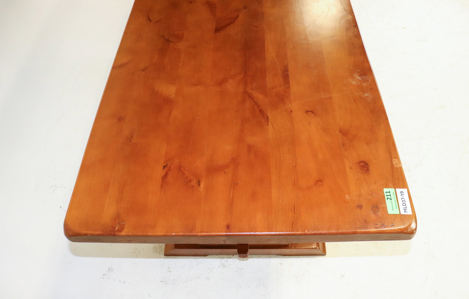 French Oak Trestle Base Monastery Table - 6