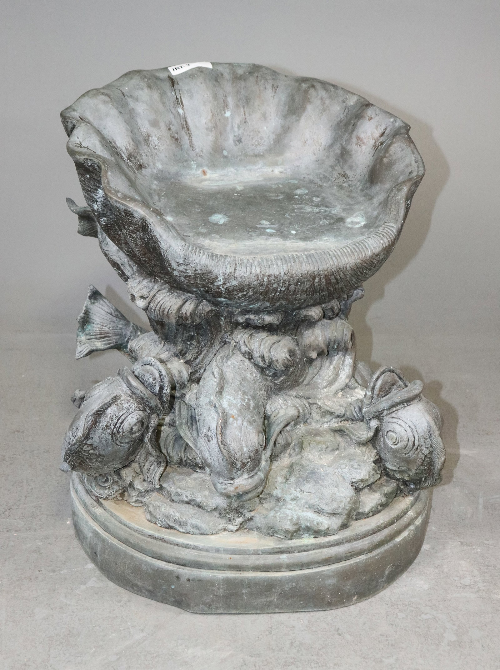 Cast Iron Garden Shell & Koi Fish Fountain (1 of 6)
