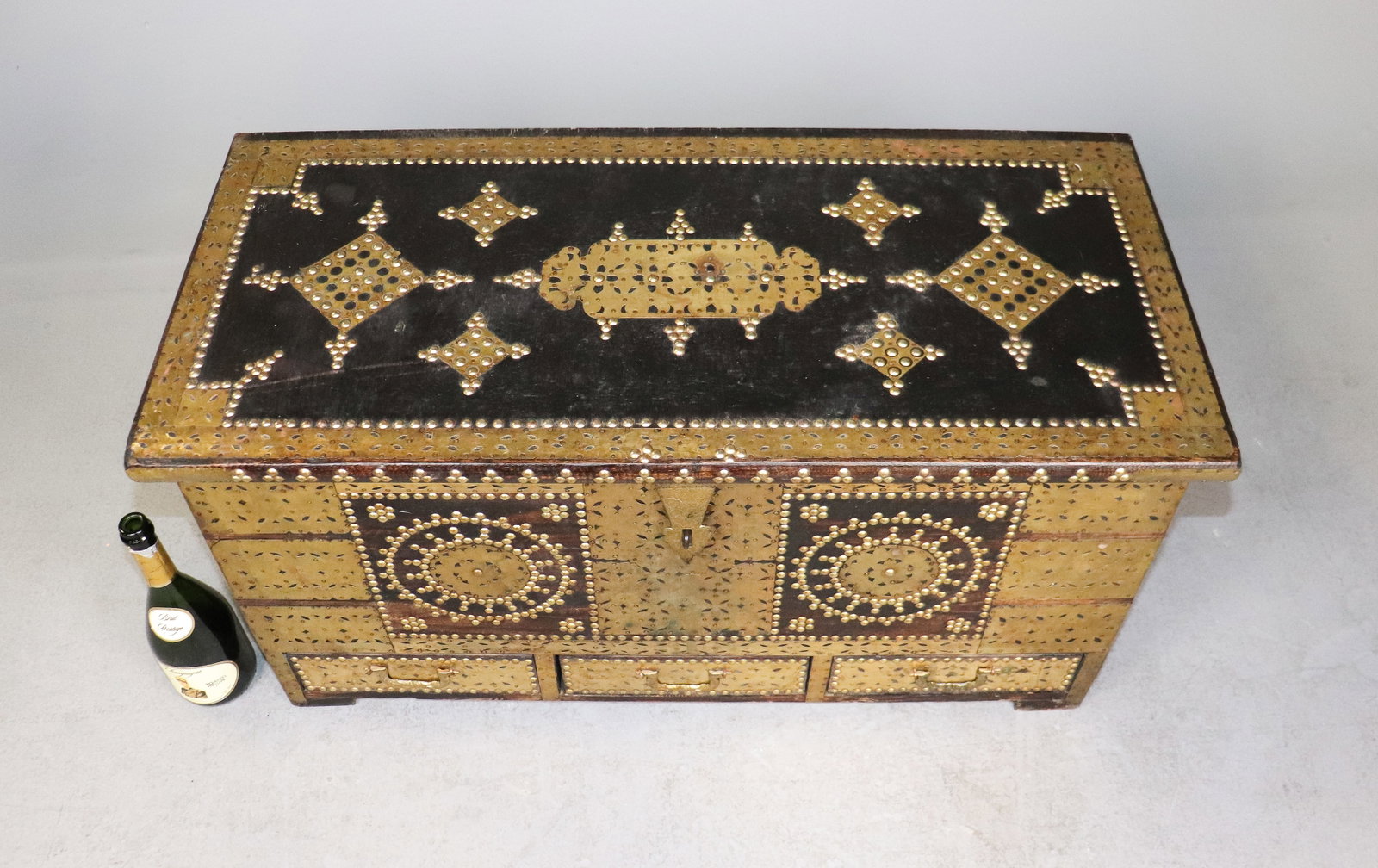 French Studded Dowery Chest / Trunk - 2