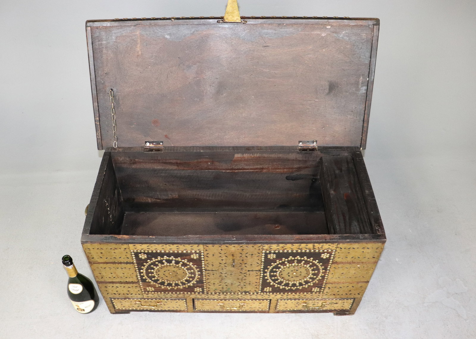 French Studded Dowery Chest / Trunk - 3