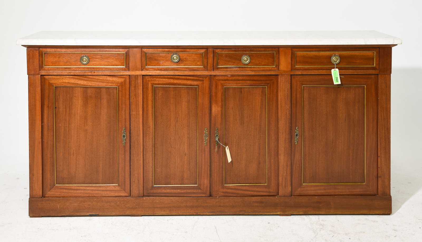 French White Marble Top Sideboard / Enfilade (1 of 8)