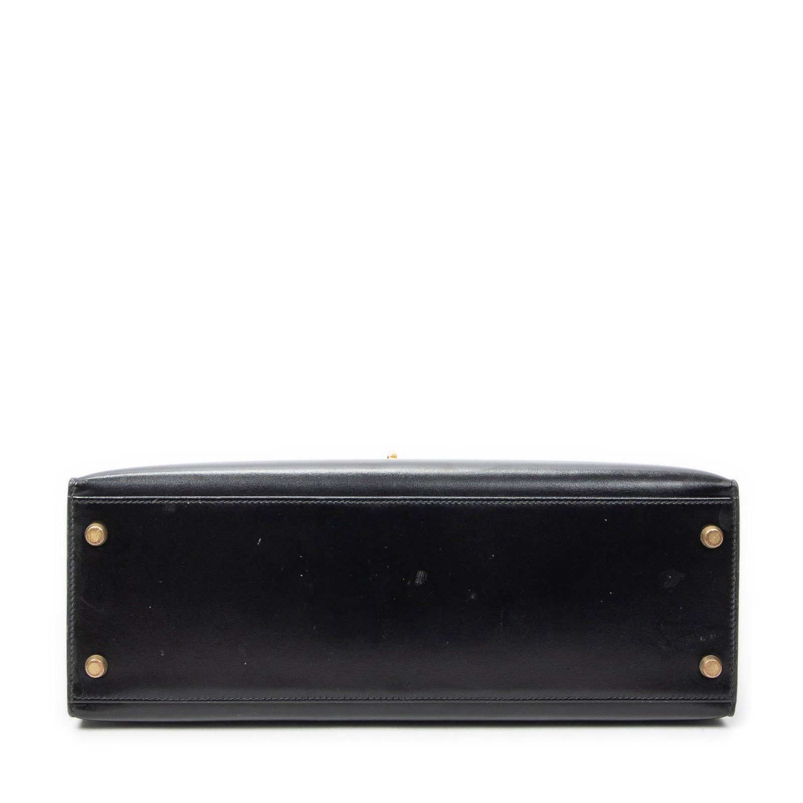 Hermes Kelly Sellier 32 in Black Box Leather - 6