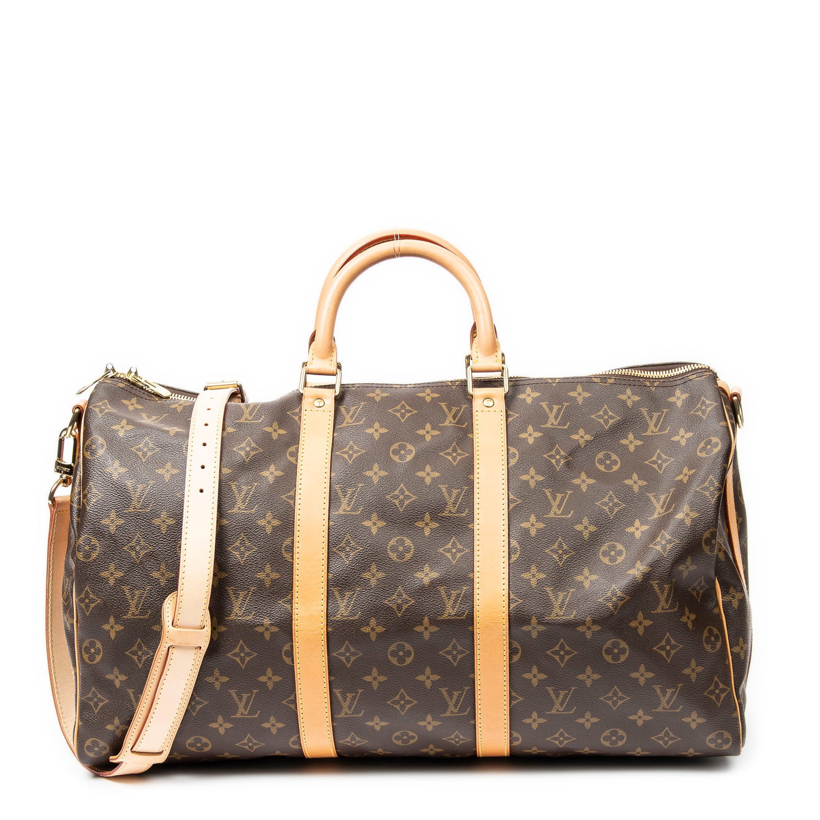 Louis Vuitton Keepall Bandouliere 50 in Brown Monogram (1 of 10)