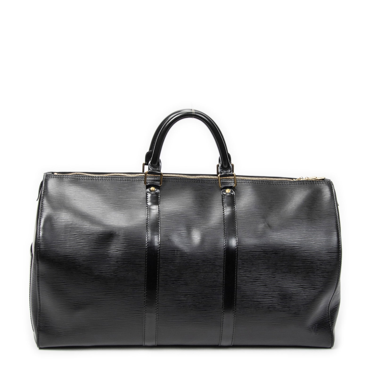 Louis Vuitton Keepall 50 in Black Epi (1 of 10)
