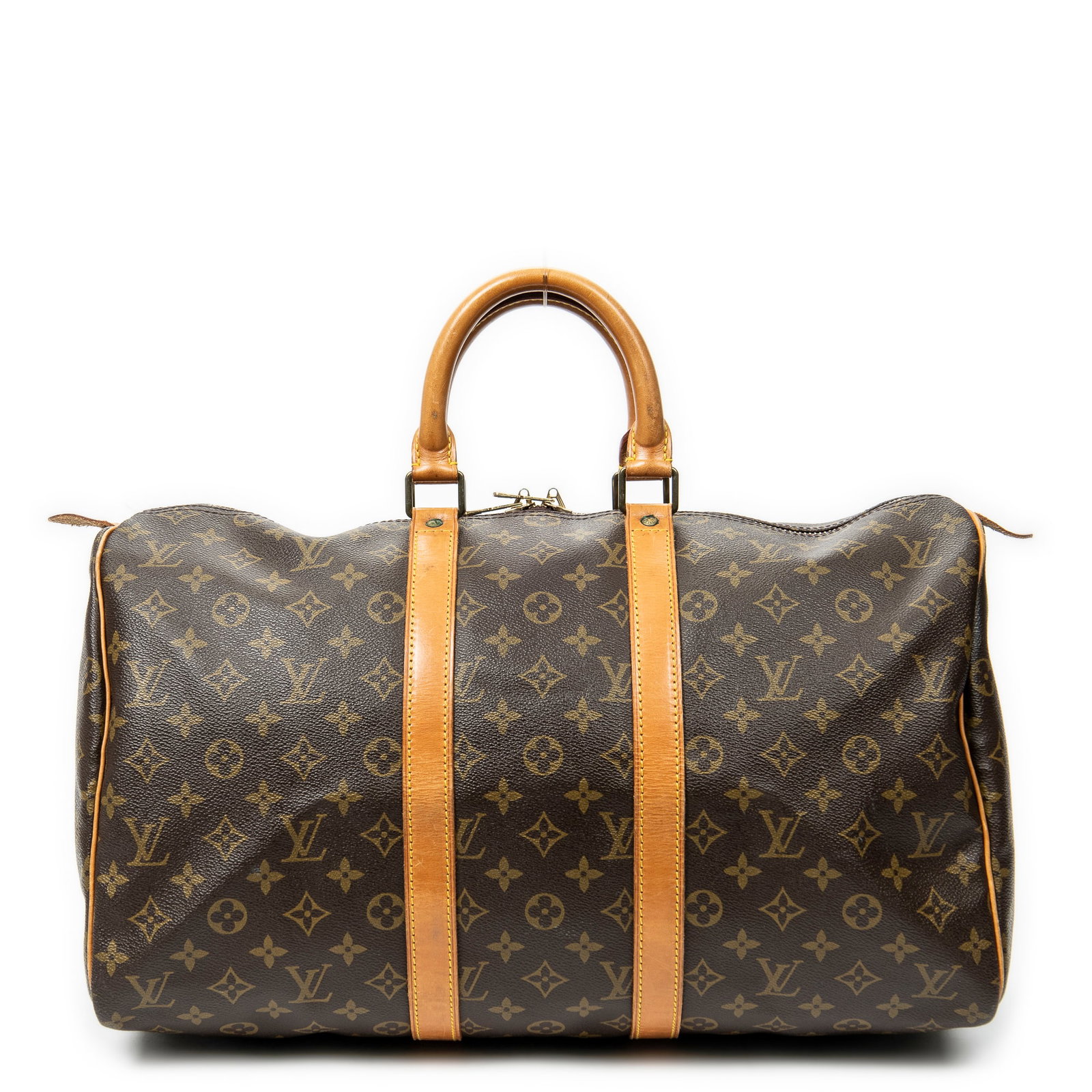 Louis Vuitton Keepall 45 in Brown Monogram Canvas (1 of 10)