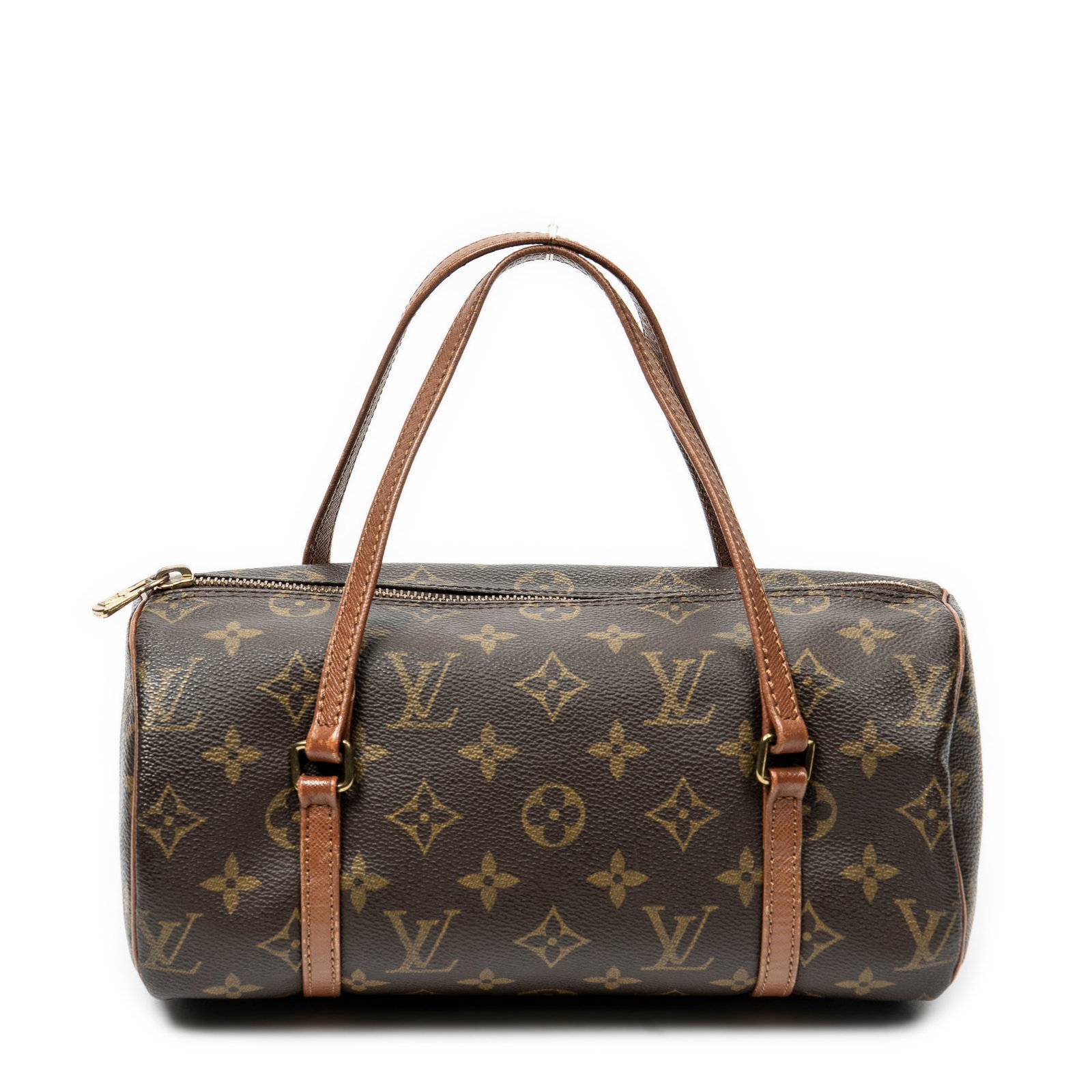 Louis Vuitton Papillon 26 in Brown Monogram Canvas: Genuine Pre-Owned Louis Vuitton Papillon 26 in Brown Monogram Canvas made in France in AB condition. Date Code is TH0991 (Sep 1991) Measurements: 26*13*13cm (Length * Height * Width). This lot include
