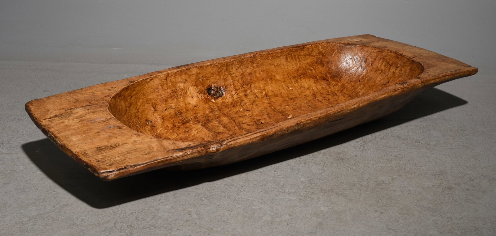 European Waxed Dough Bowl #1: European Waxed Dough Bowl - 5.5 in tall x 42 x 15.5