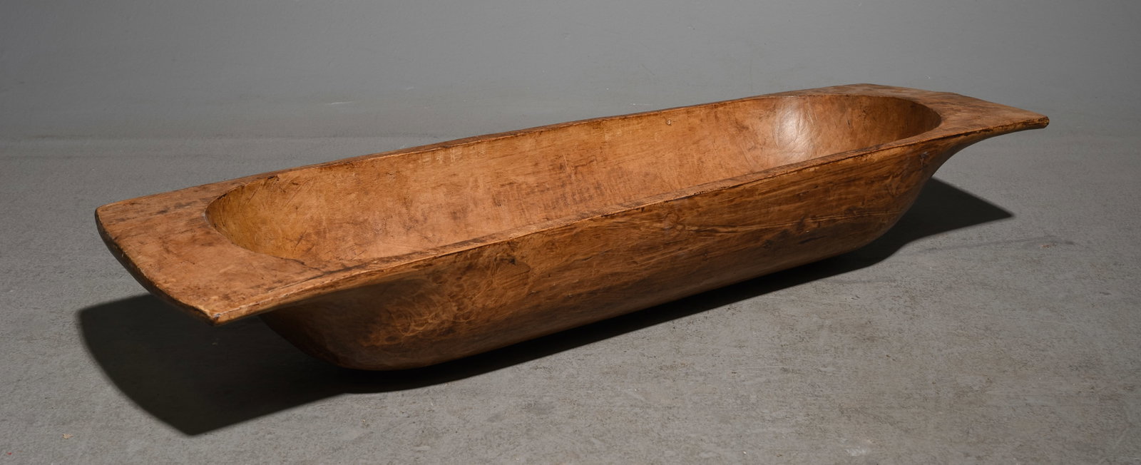 European Waxed Dough Bowl #2: European Waxed Dough Bowl - 7 in tall x 40 x 13.25